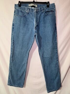 Harley-Davidson Men's Light Blue Straight Jeans